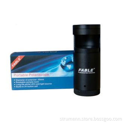 White color LED Light Gem Polariscope with Nice Color Packa